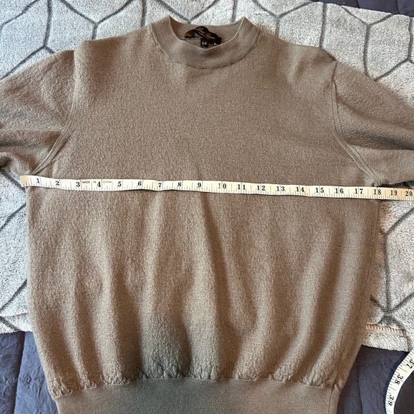 Loro Piana Taupe Womens Crewneck Sweater cashmere and silk - Picture 12 of 13